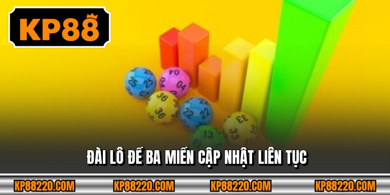 Đài lô đề ba miền cập nhật liên tục