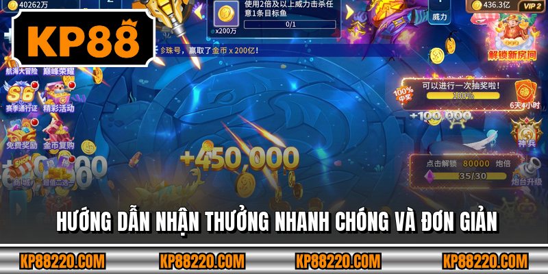 Hướng dẫn nhận thưởng nhanh chóng và đơn giản