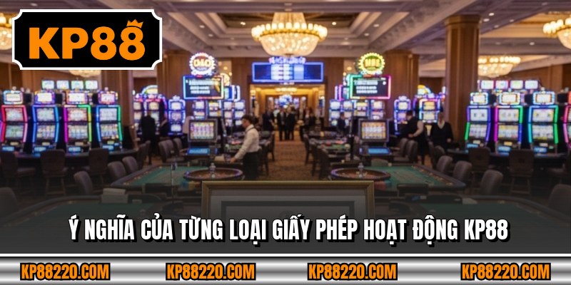 Ý nghĩa của từng loại giấy phép hoạt động KP88